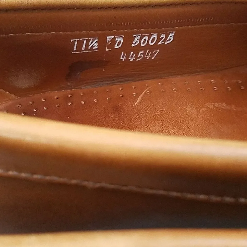Allen Edmonds Tan Leather Penny Loafers